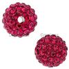 Beadelle® Crystal Candy Beads 10mm Fuchsia